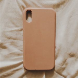light pink iphone xr phone case